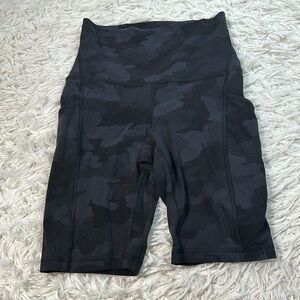 Lululemon Align High-Rise Short with Pockets 8" Heritage 365 Camo Deep Coal Mult